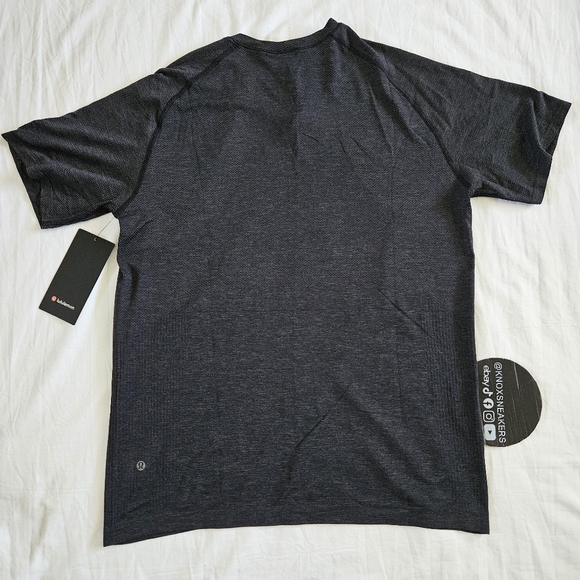 Lululemon Metal Vent Tech Short Sleeve 2.0 DCO/BLK Black Mens Size XLarge - Picture 3 of 8